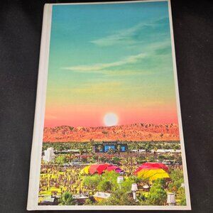 Unused Coachella Music Festival 2017-18  Weekly Planner Book.